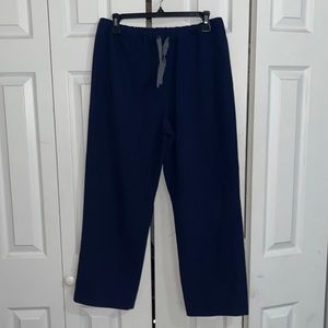 Figs Livingston Navy Medium pants altered short